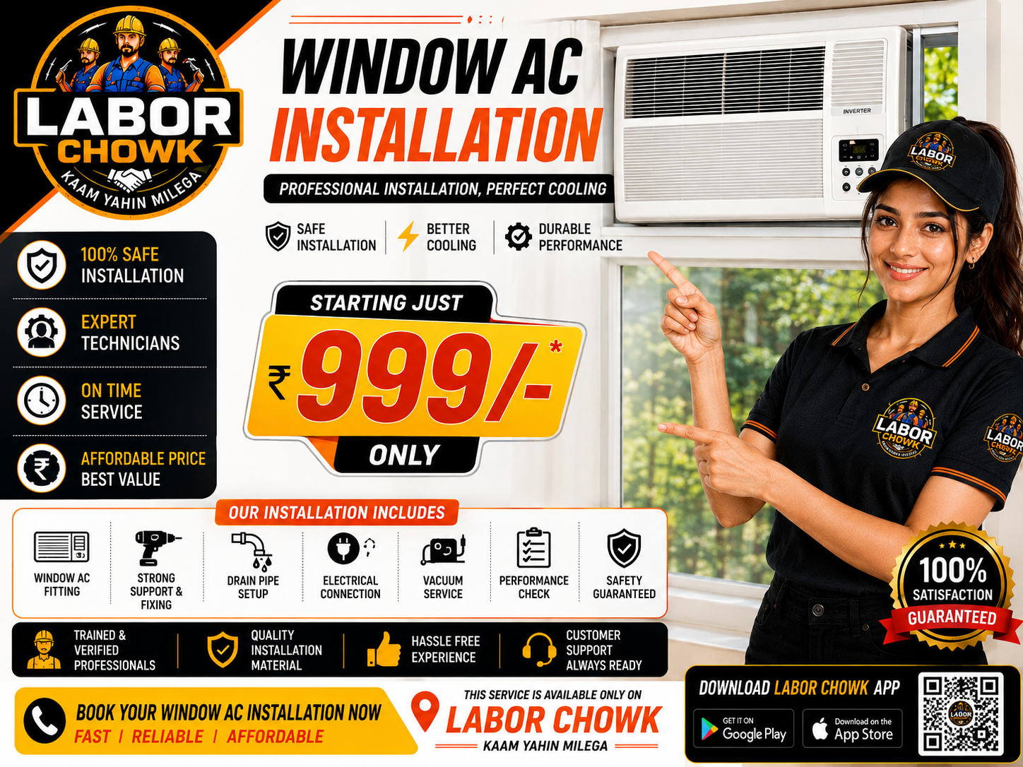 Window AC Installation