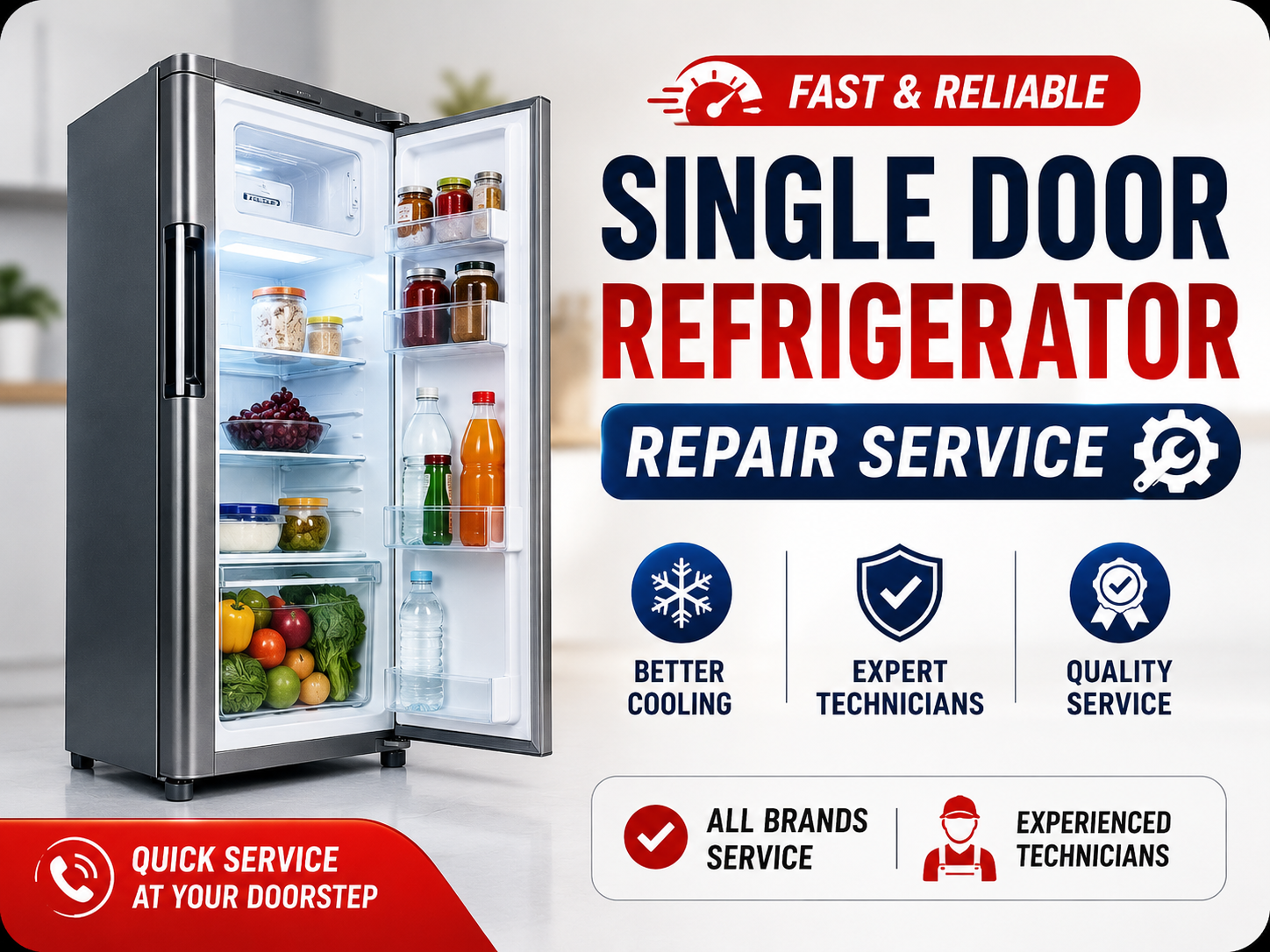 Single Door Refrigerator Repair