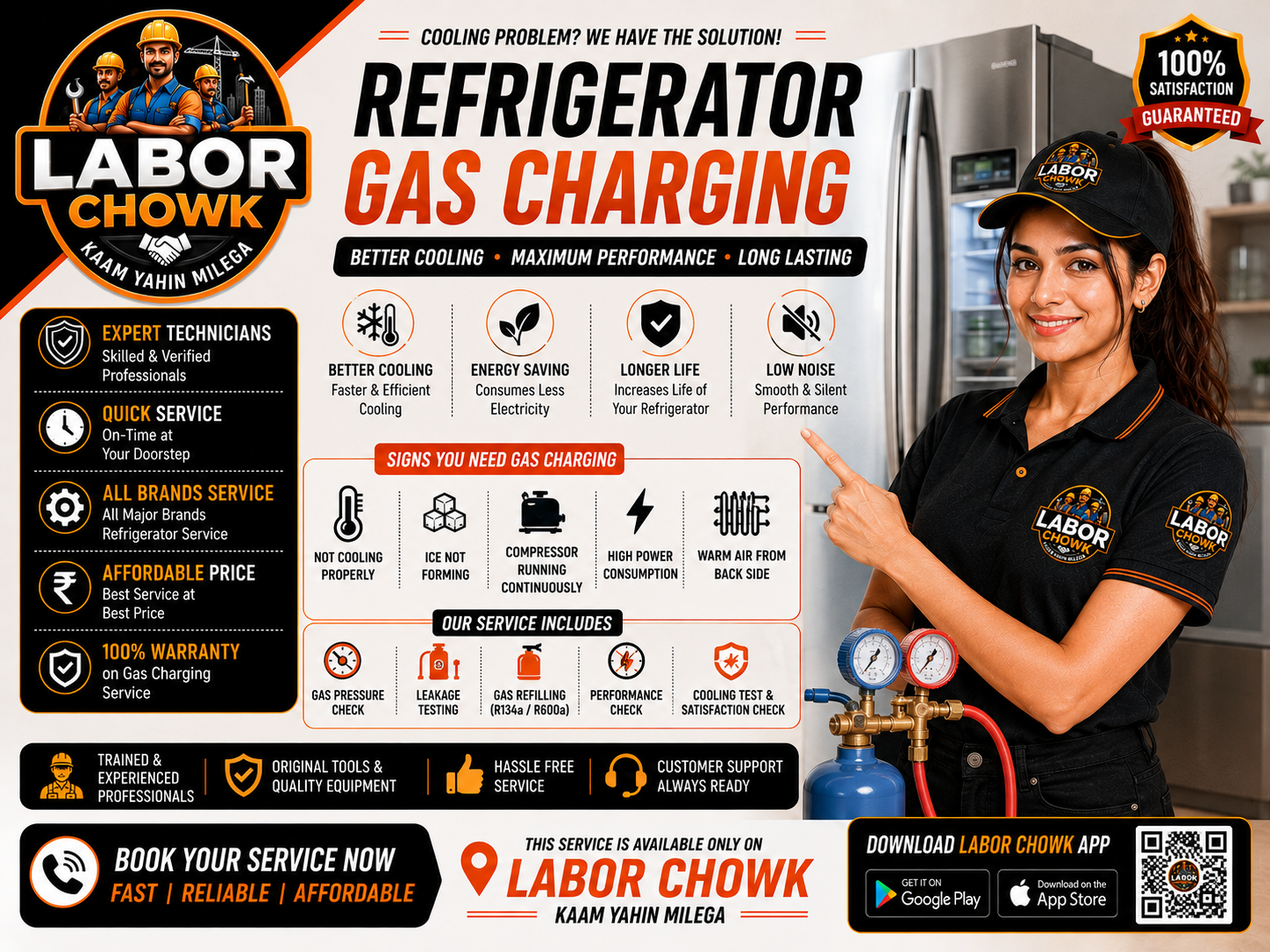 Refrigerator Gas Charging