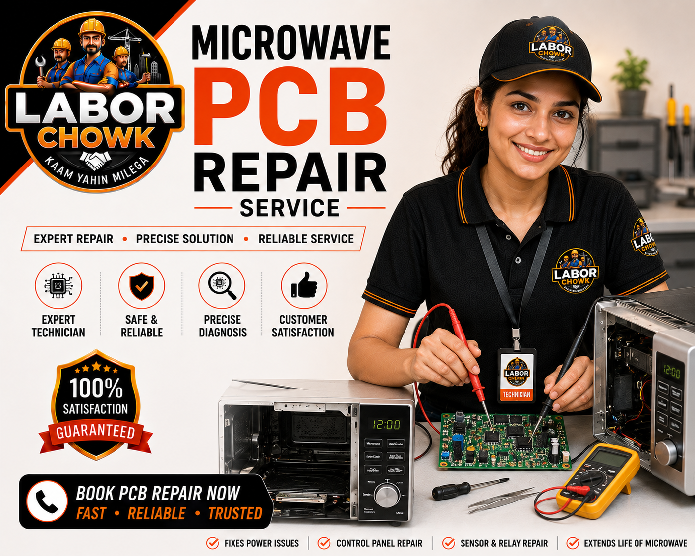 Microwave PCB Repair