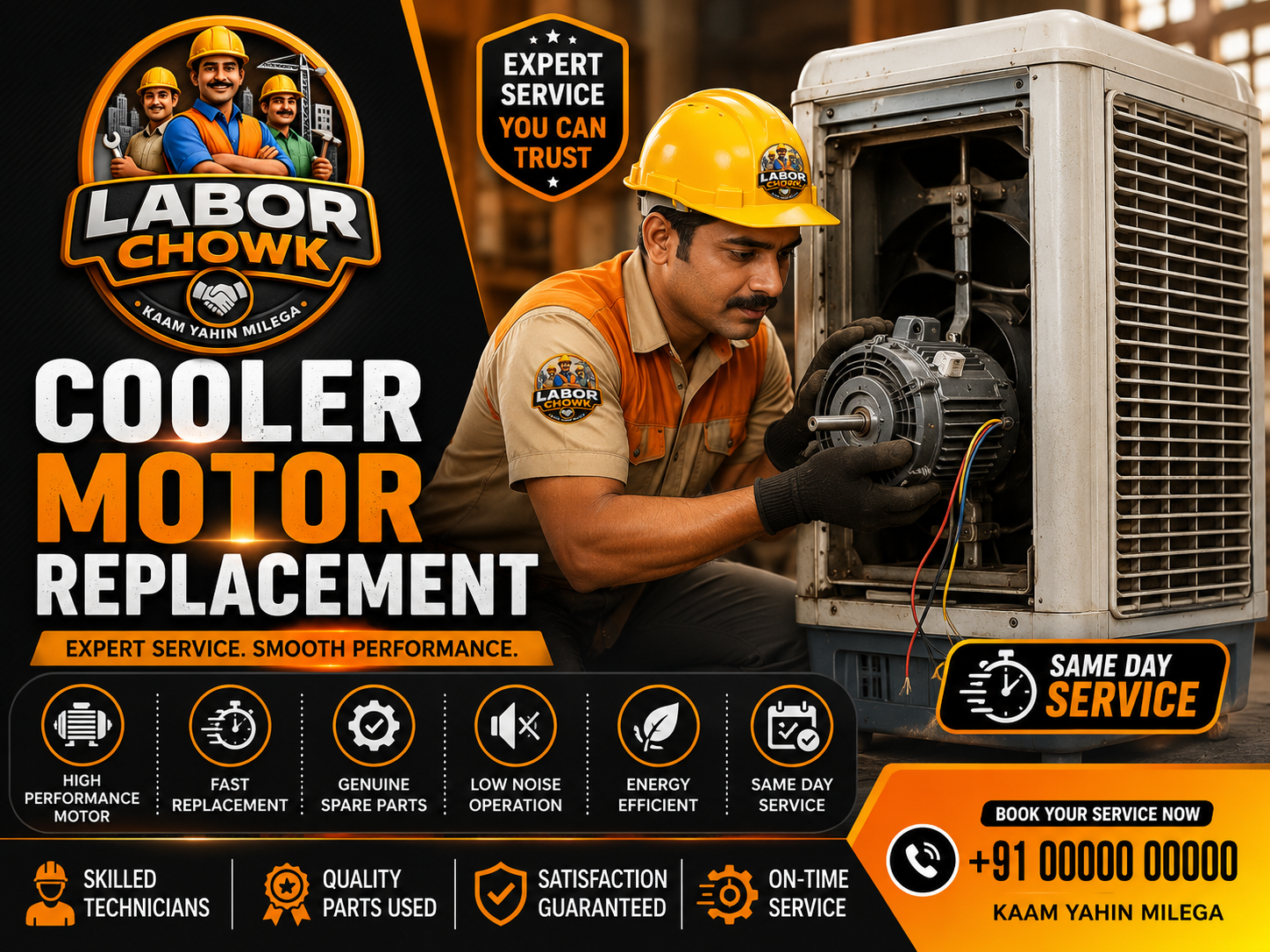 Cooler Motor Replacement