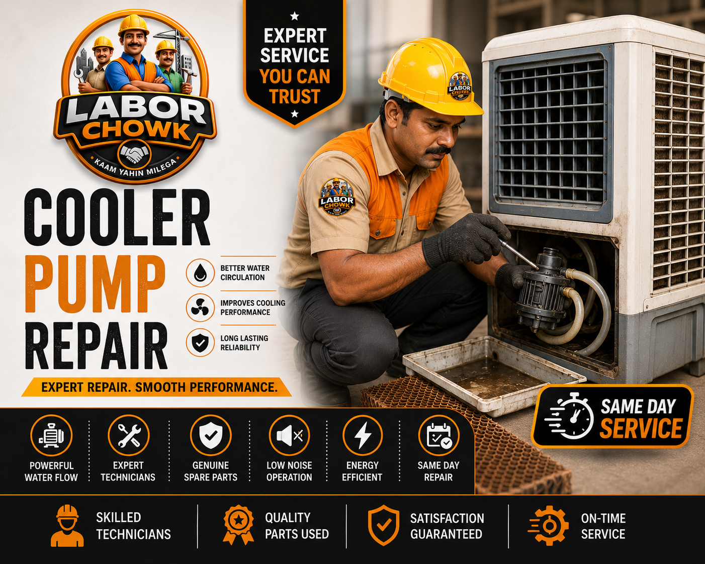 Cooler Pump Repair