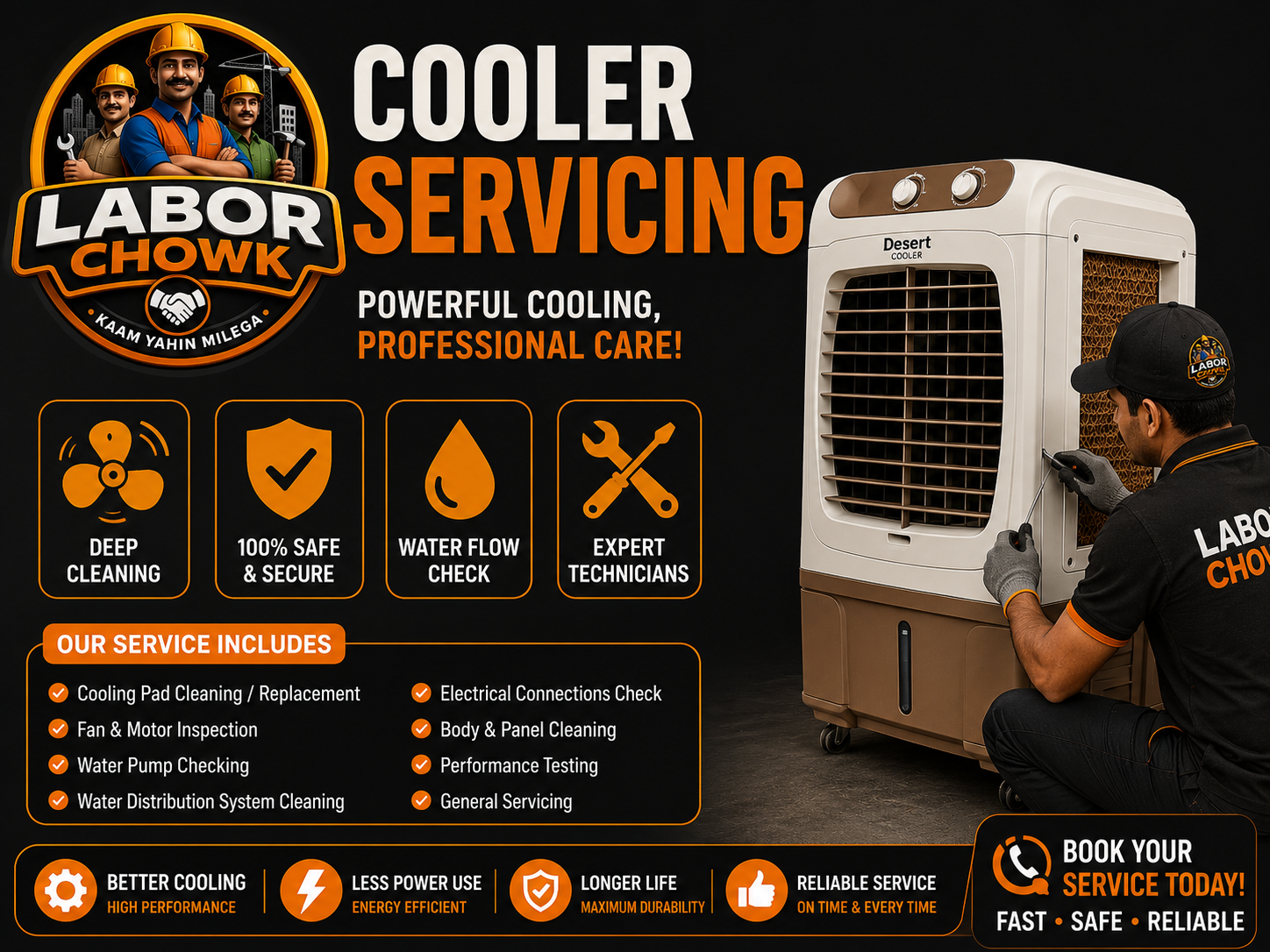 Desert Cooler Repair