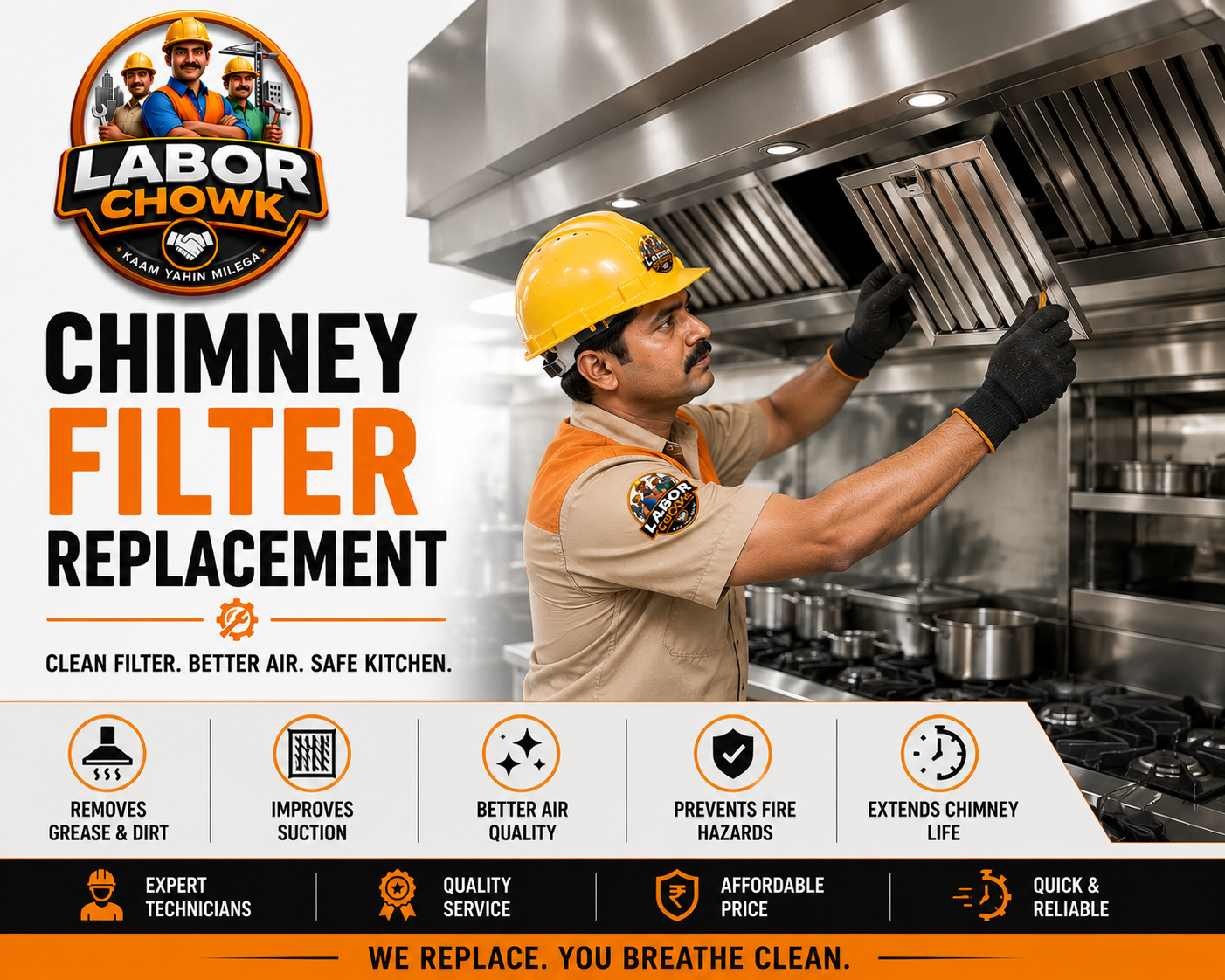Chimney Filter Replacement