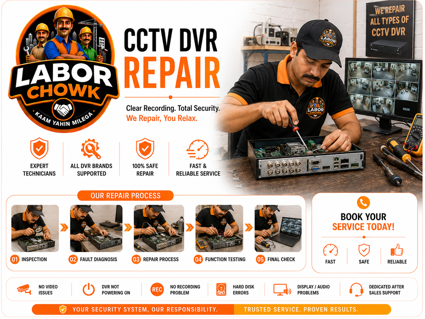 CCTV DVR Repair