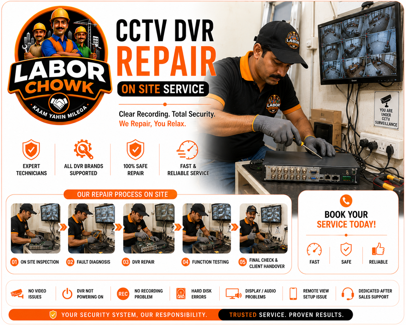 CCTV DVR Repair