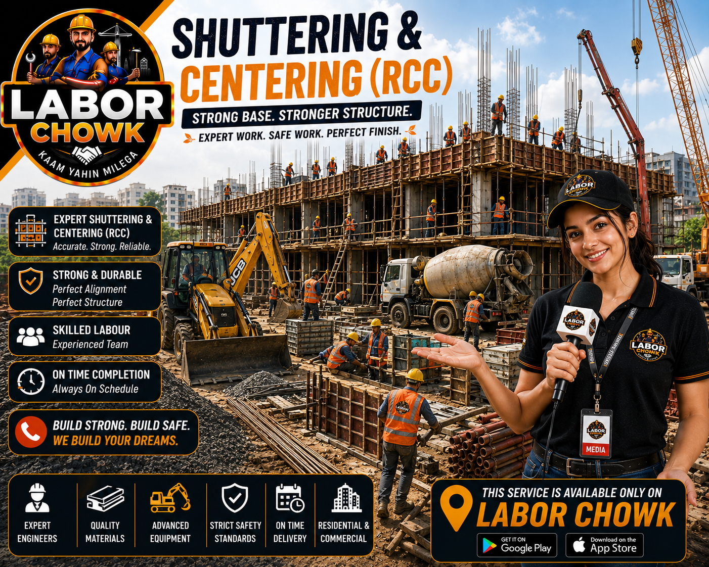 Shuttering & Centering (RCC)