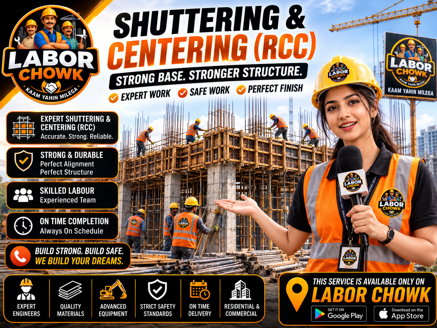 Shuttering & Centering (RCC)