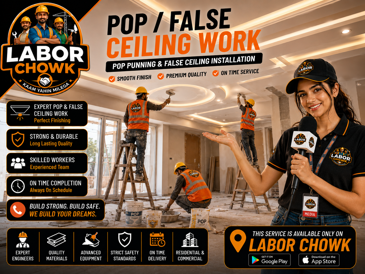 POP / False Ceiling Work
