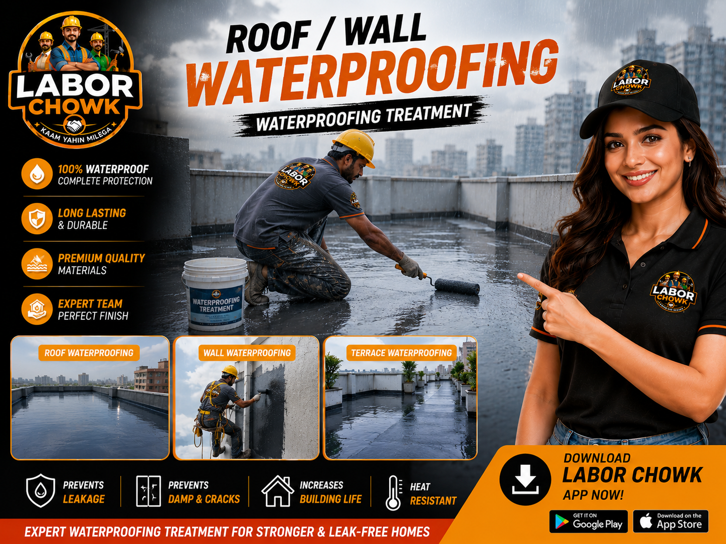 Roof / Wall Waterproofing