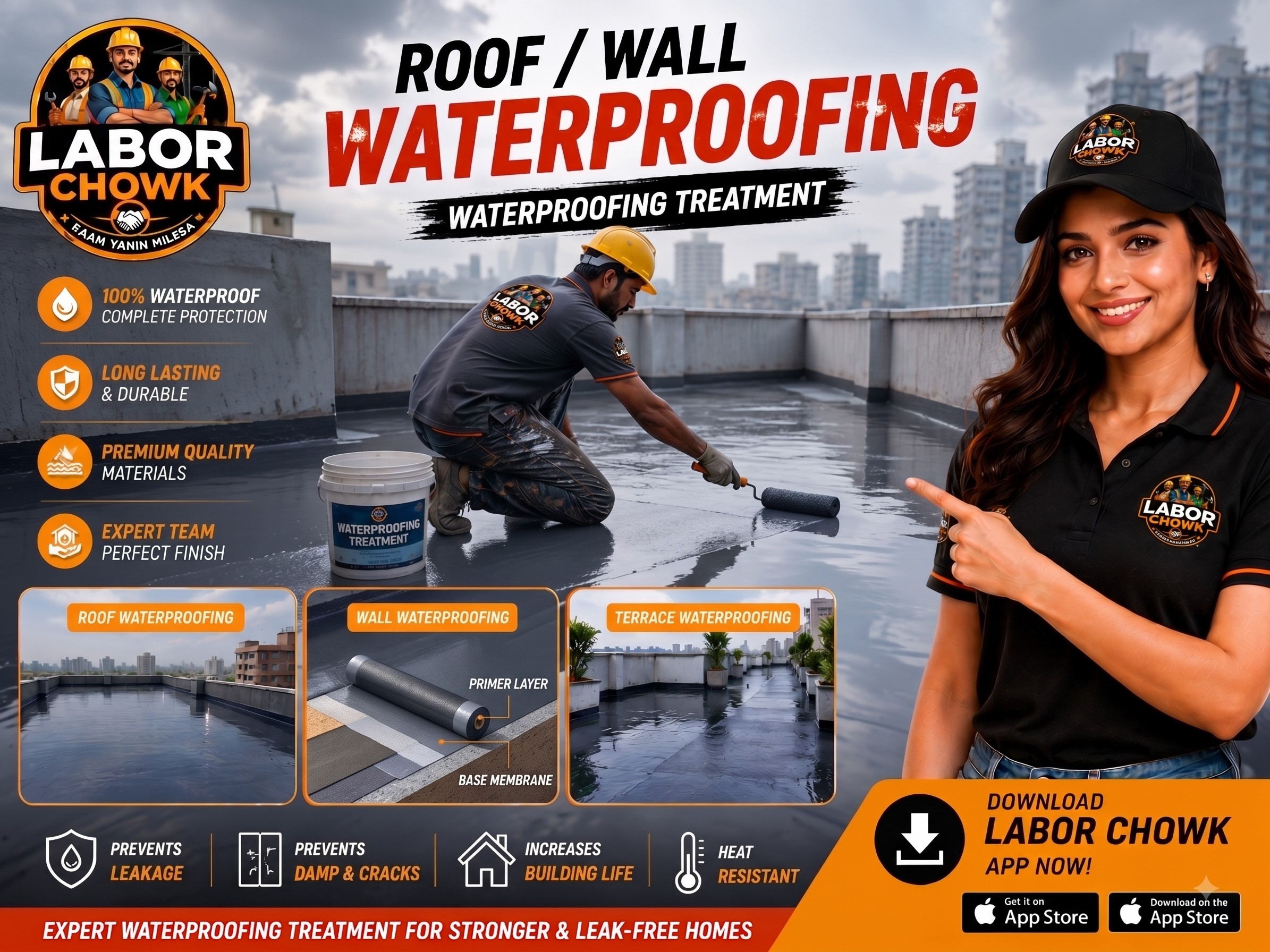 Roof / Wall Waterproofing