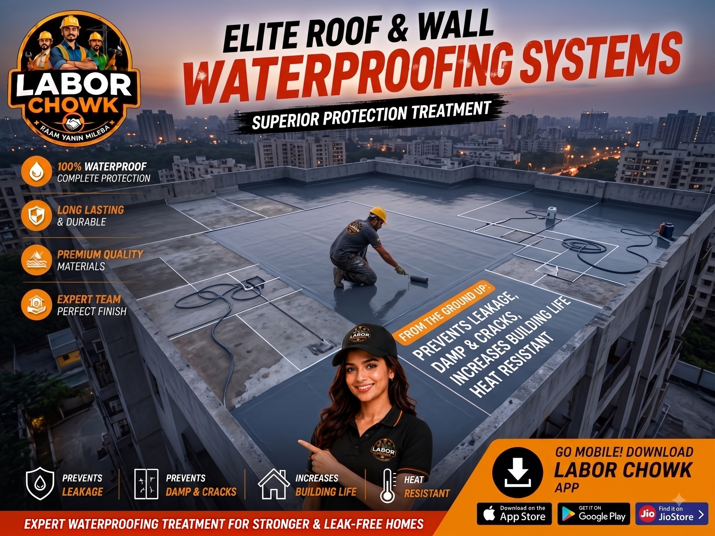 Roof / Wall Waterproofing