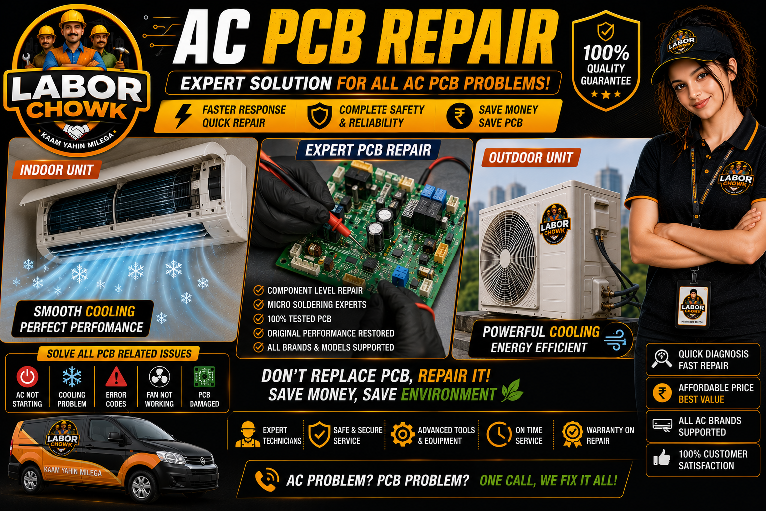 AC PCB Repair